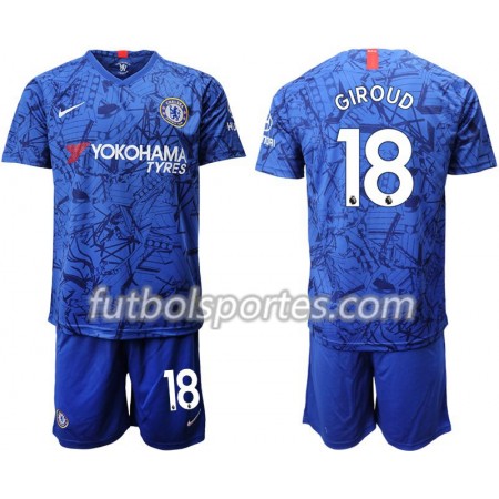 Camisetas Niños Chelsea Giroud 18 Primera Equipacion 2019/2020